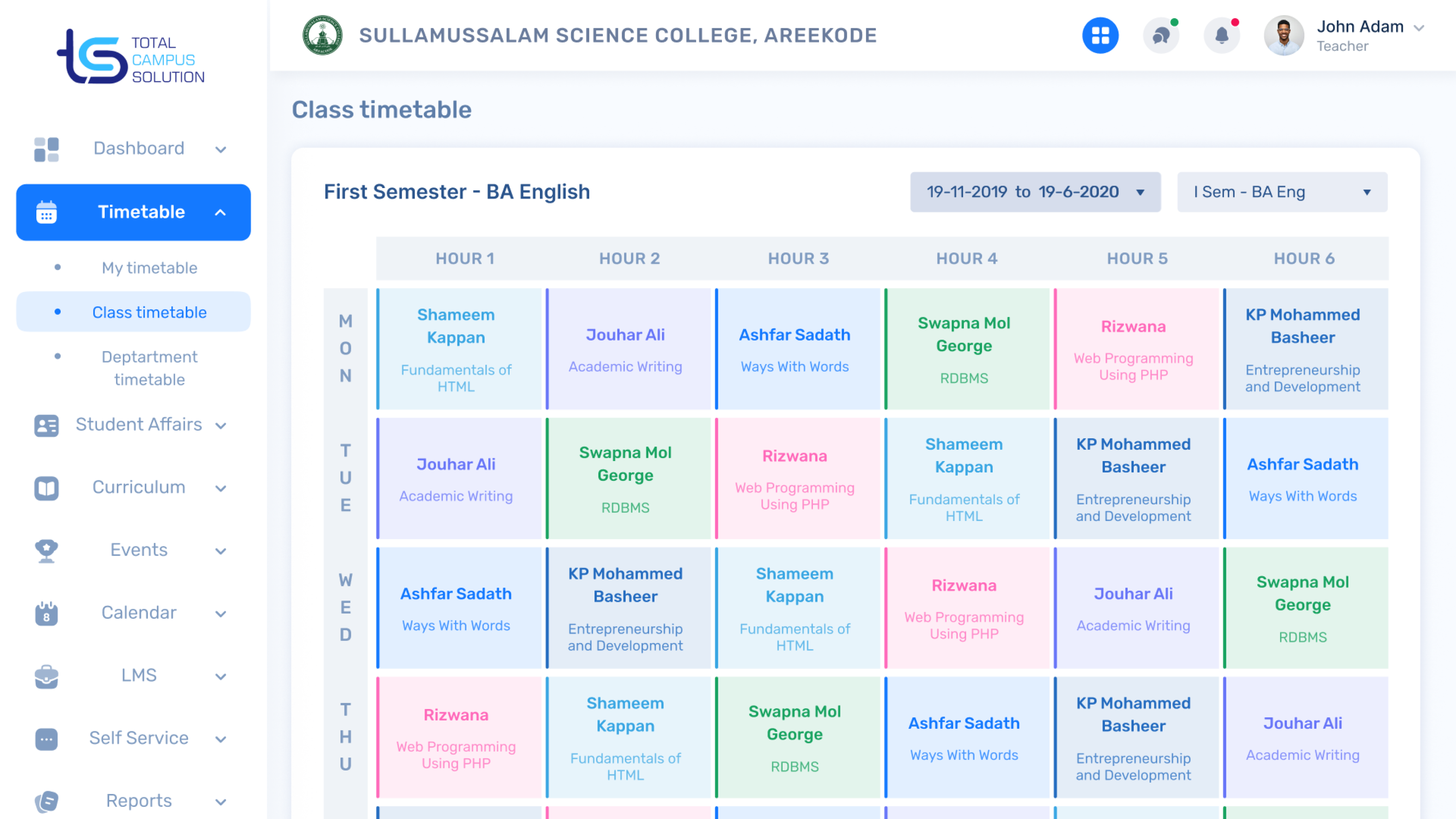 Student Apply For