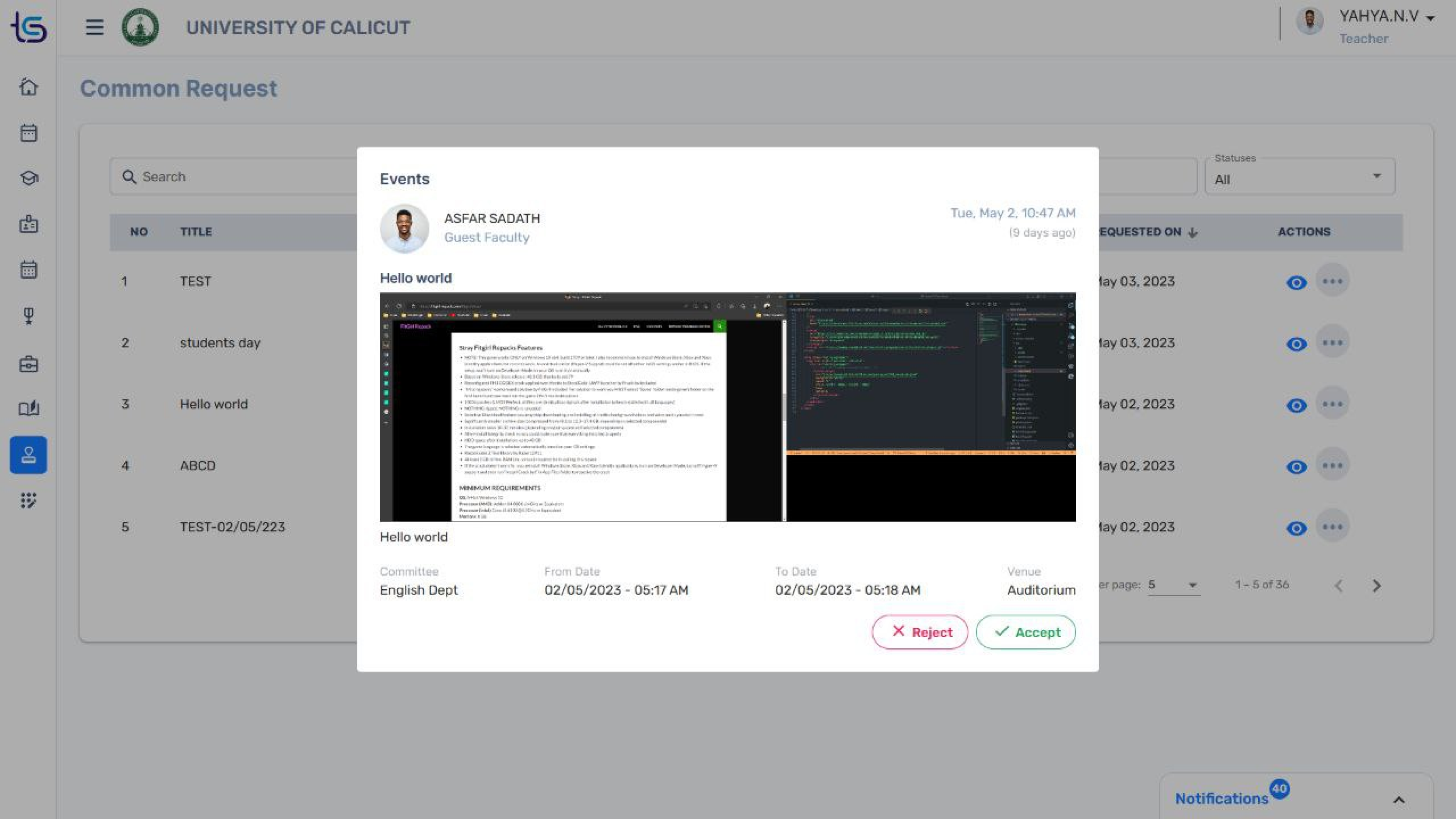 Templates Settings