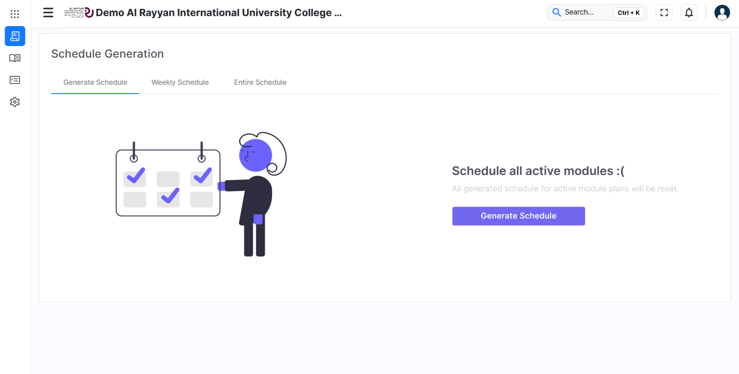 Automatic Schedule Generator
